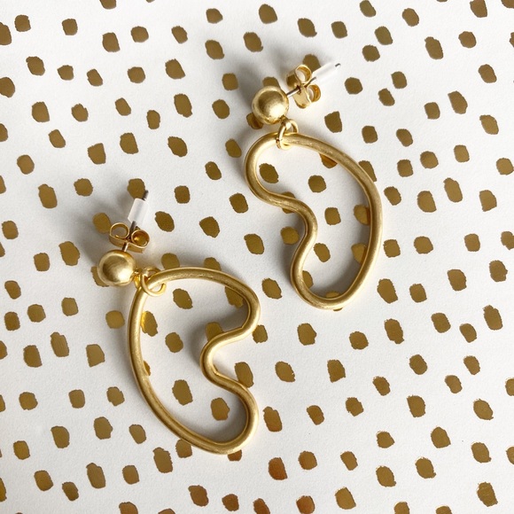 sale | madewell | squiggles statement earrings - Picture 3 of 7